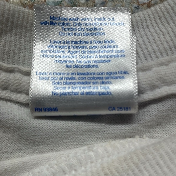 Vintage Y2K SpongeBob SquarePants T-shirtwhite short sleeve boys girls size L - Picture 9 of 9